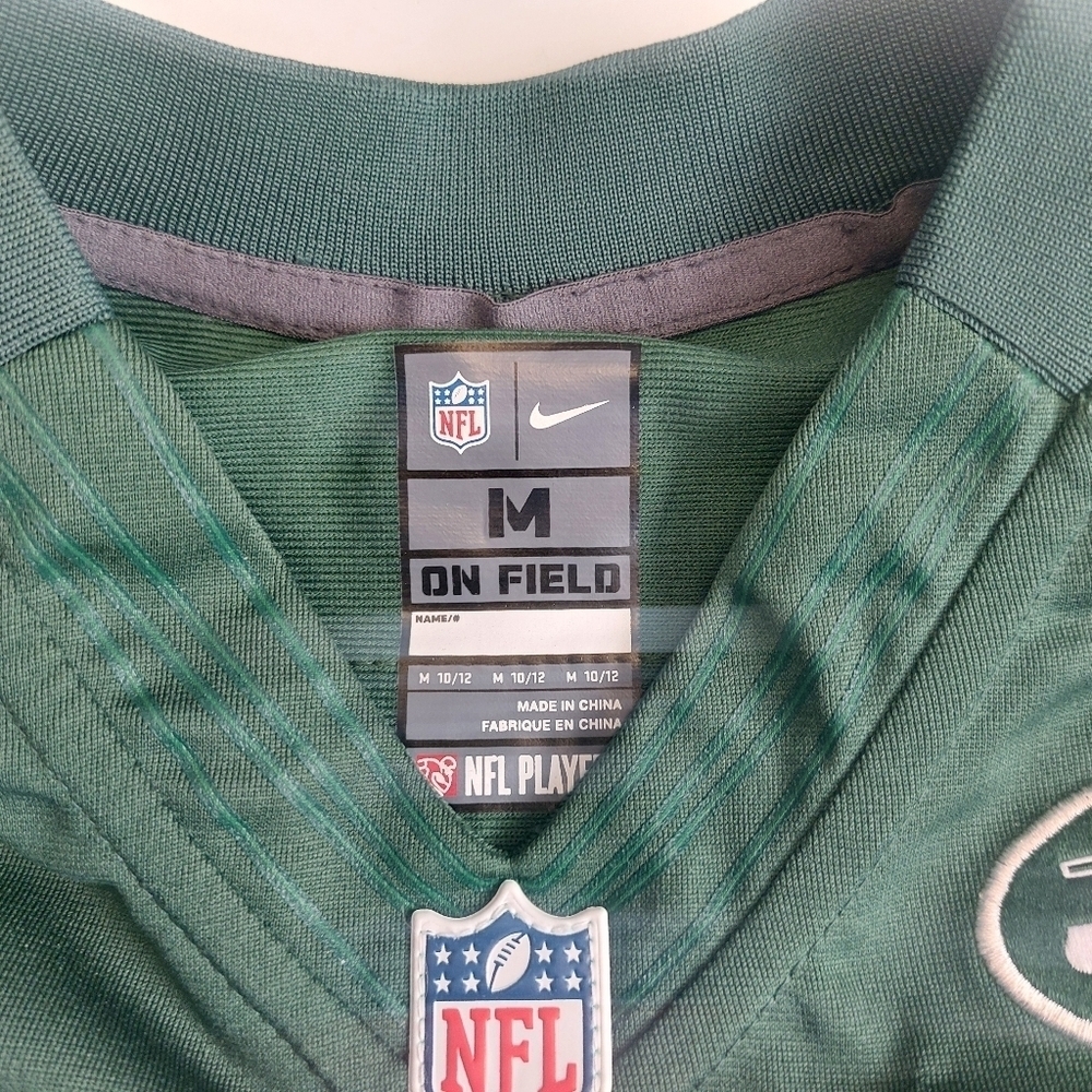 Nike New York Jets Jersey Youth Size M (10/12) Mark Sanchez #6 On Field Green - Picture 3 of 9